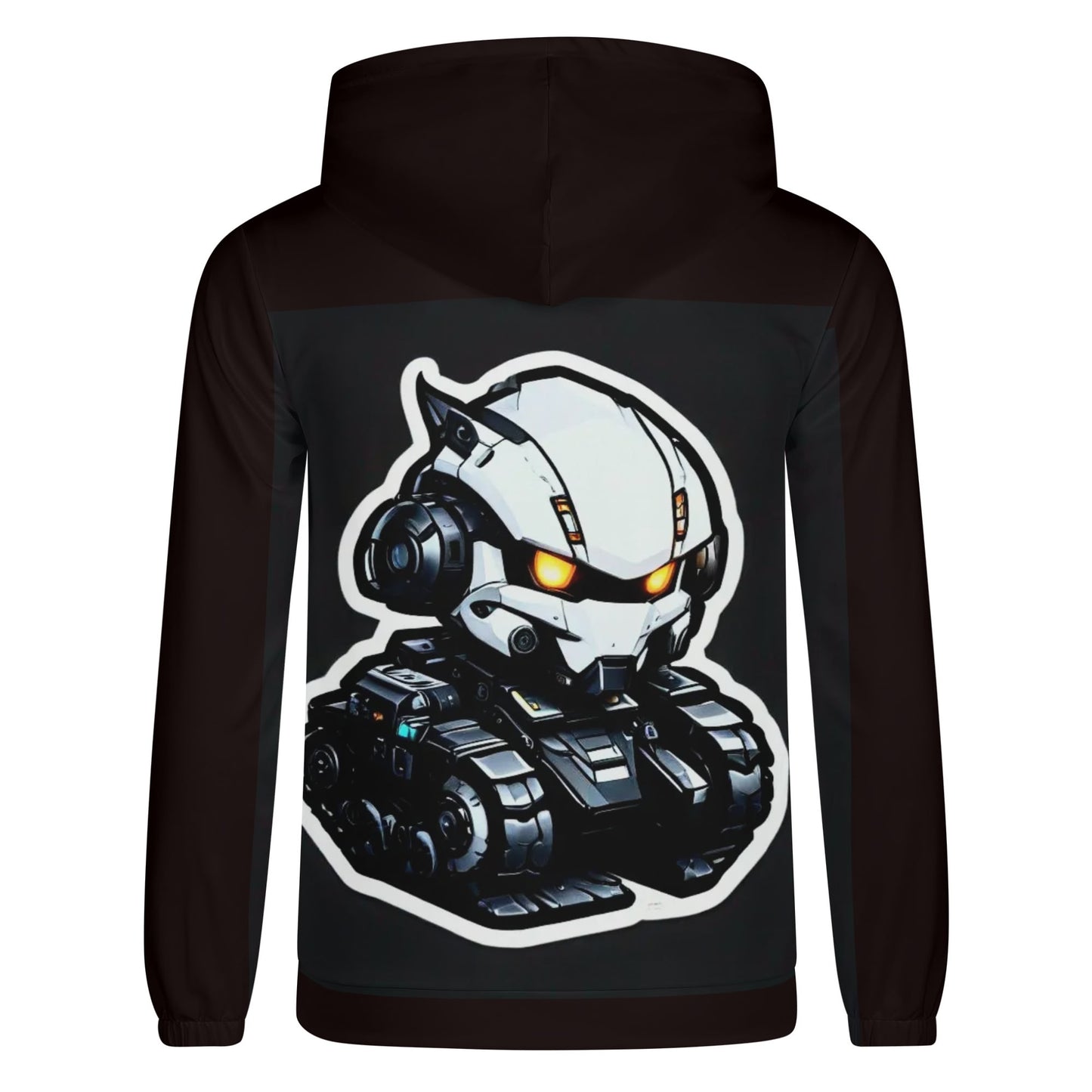 Mens Lightweight All Over Print Zip Hoodie
