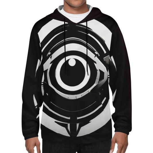 Mens Lightweight All Over Print Hoodie