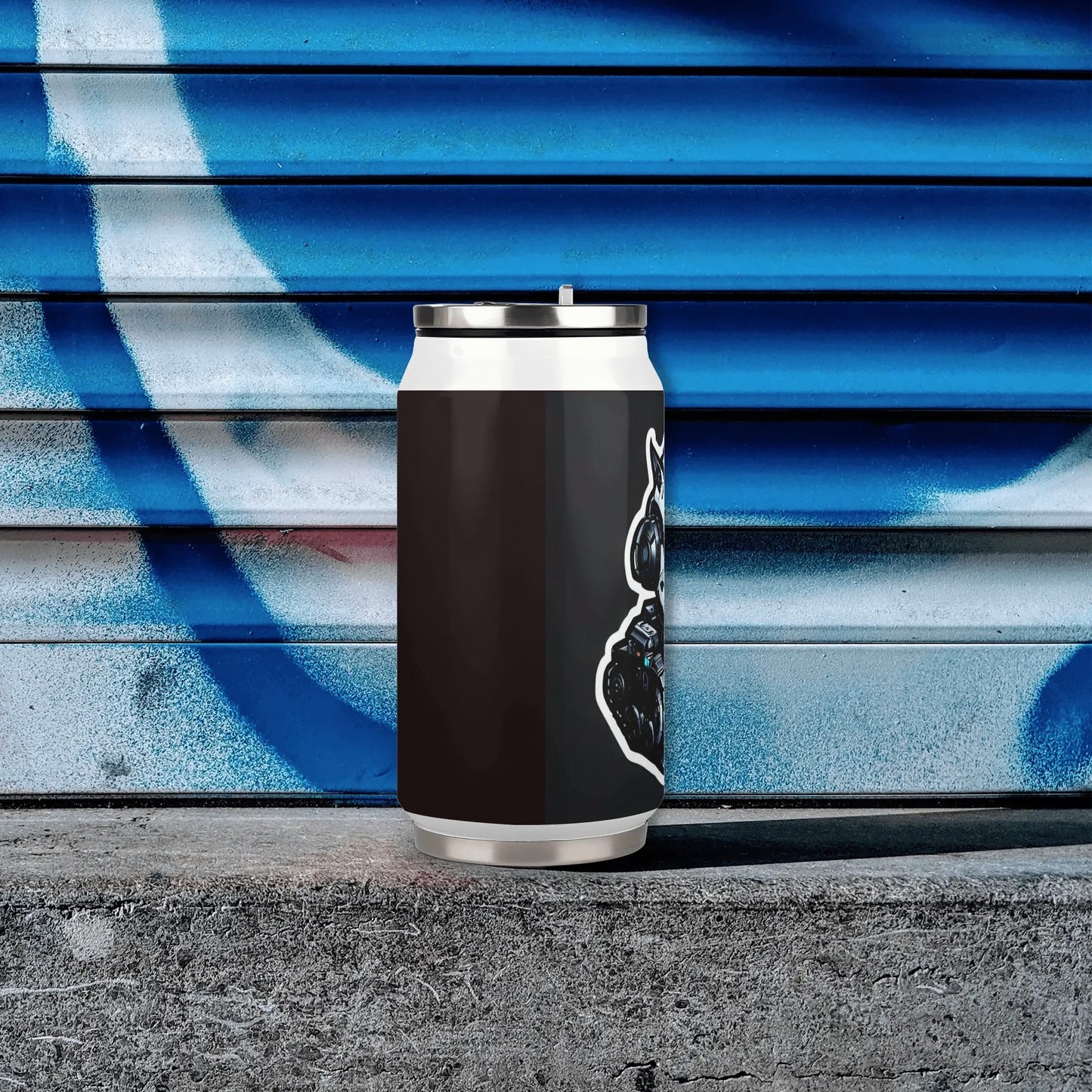 300ml Stainless Steel Cola Can Shaped Coke Cups Travel Tumbler