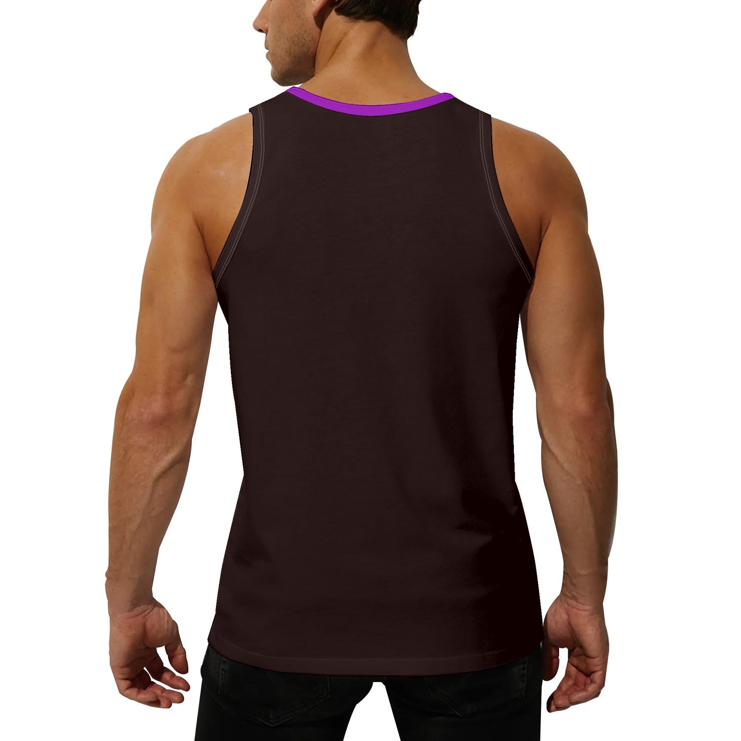 Mens Loose Fit Sleeveless Tank Top Muscle T-Shirt