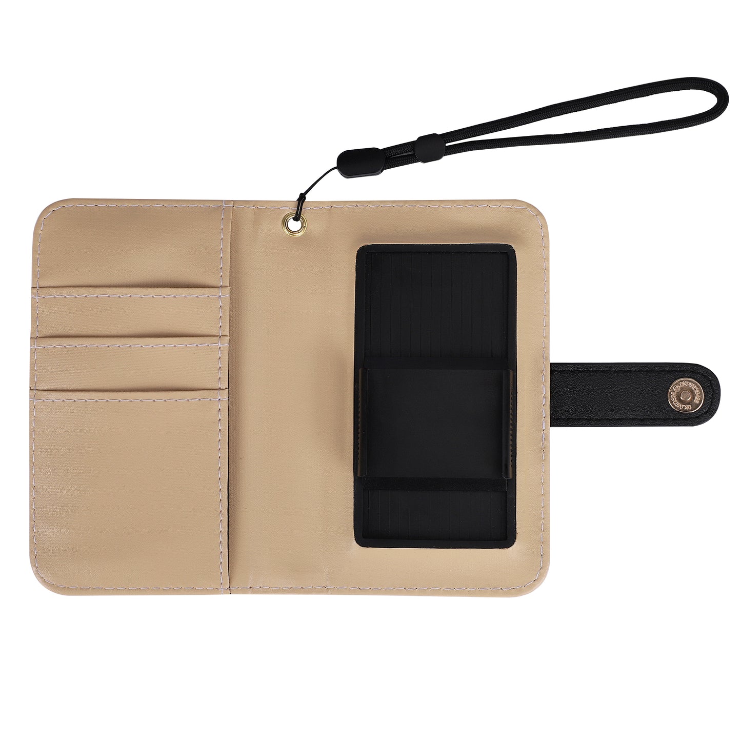 Brown Phone Flip Case PU Leather Cover for Most Mobile Phone Models